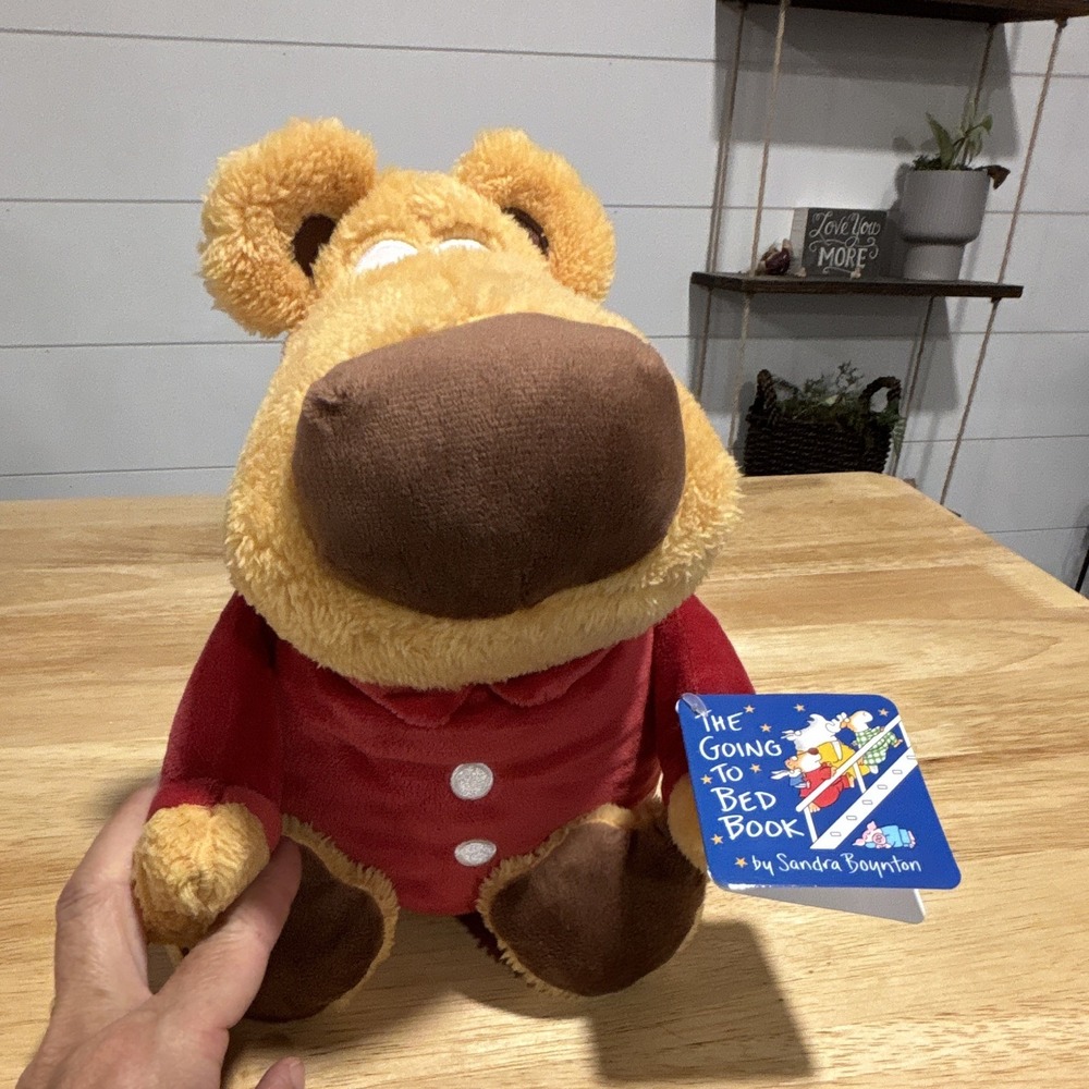 Kohl's Cares Sandra Boynton Going to Bed Book Bear Plush Tan Small Washable 2020